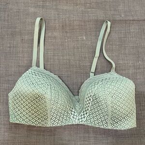 Women’s Maidenform Lace Lightly Padded Bra - Green - Size 36B